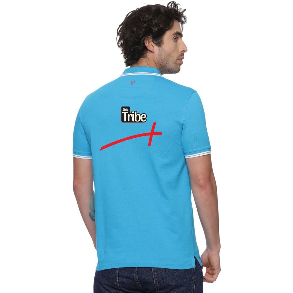 Allen Solly Polo T-shirt Men- Sky Blue